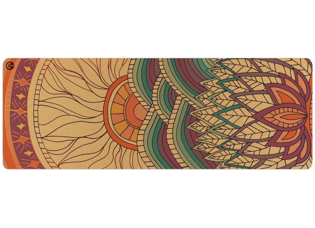 MOUNTAIN MAGIC AURA CORK YOGA MAT + PLANT FOAM