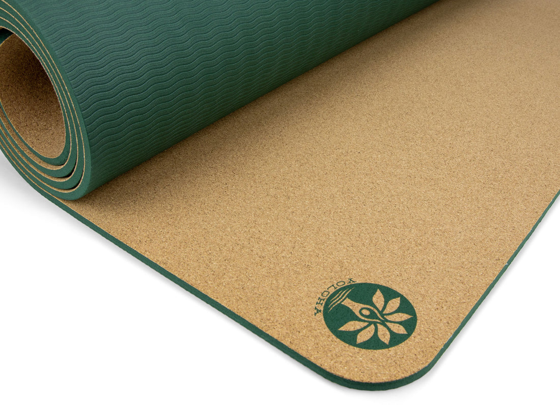 MOUNTAIN MAGIC AURA CORK YOGA MAT + PLANT FOAM