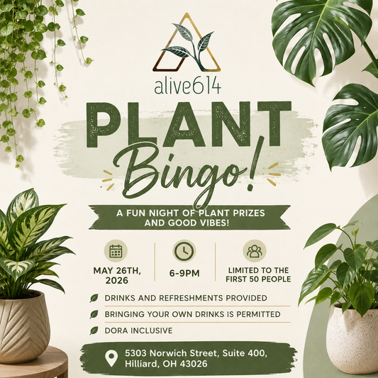 May 26th, 2025 -  Plant Bingo - Admission Alive 614: Events & Meetings Venue