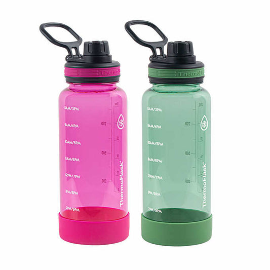 ThermoFlask 32oz Motivational Water Bottle
