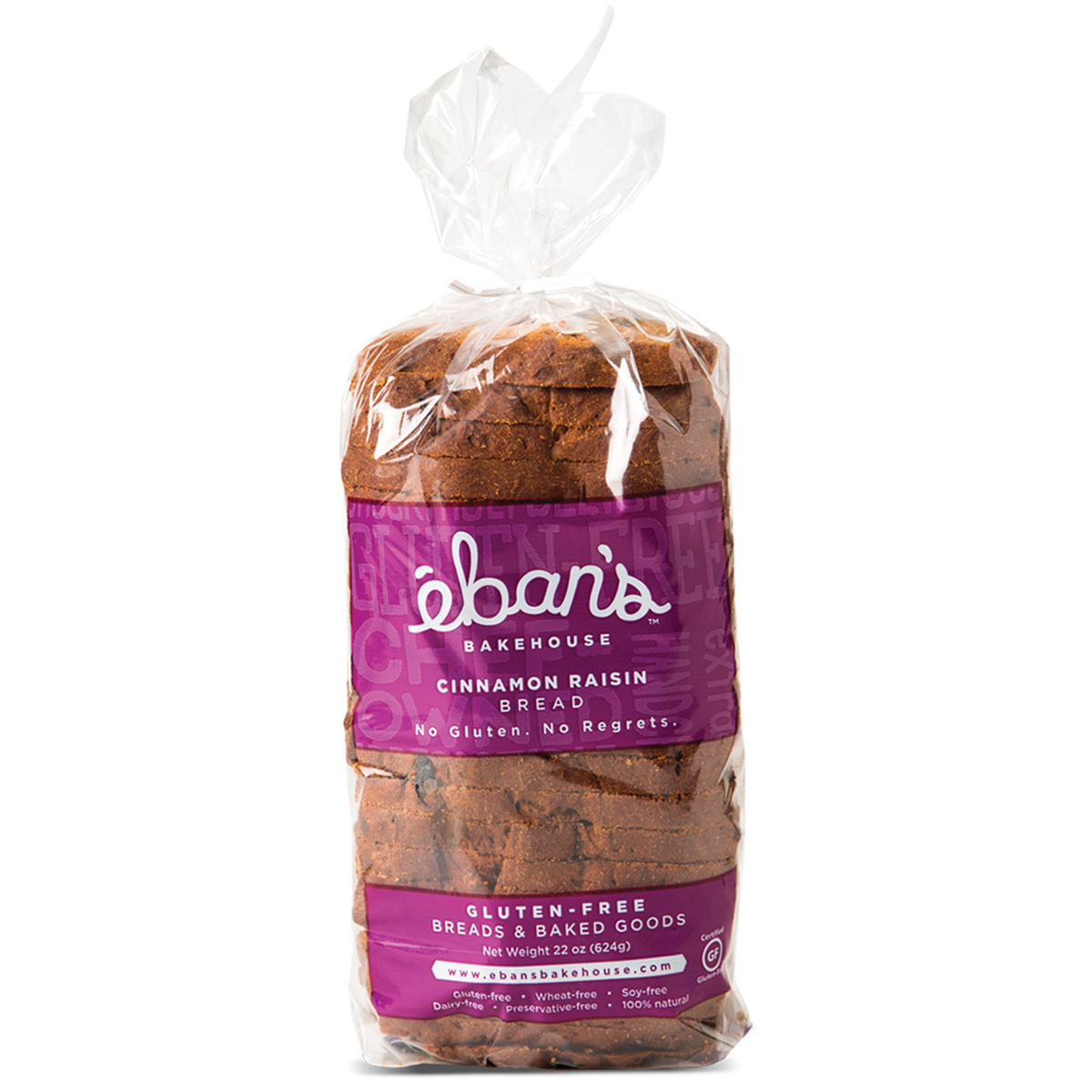 Eban's - Gluten Free CINNAMON RAISIN Bread