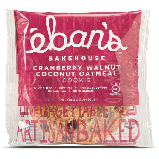 Eban's - Gluten Free CRANBERRY WALNUT COCONUT OATMEAL COOKIE
