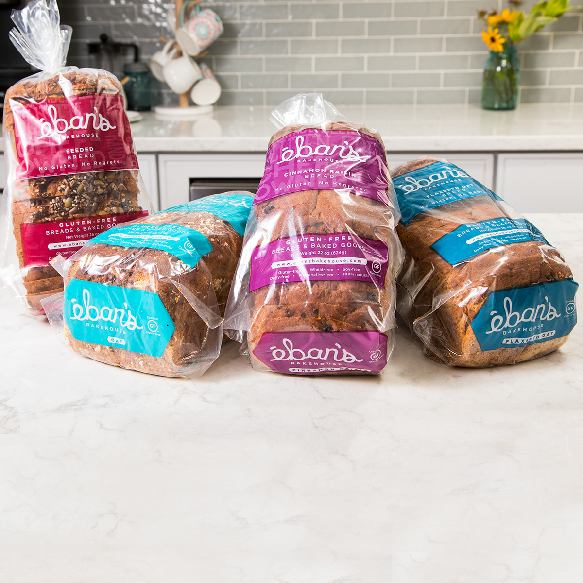 Eban's - Gluten Free FLAXSEED OAT Bread